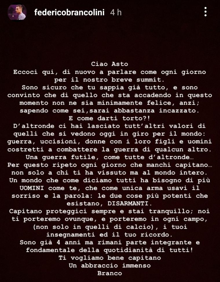 Il mondo del calcio ricorda Davide Astori: i post più belli per il Capitano- immagine 2