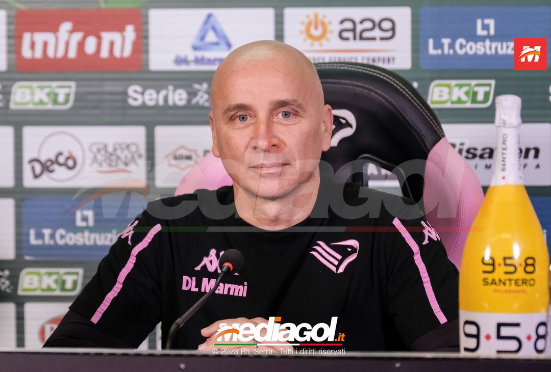 FOTO PALERMO, verso il Bari: Mister Corini in sala stampa (Gallery) - immagine 5