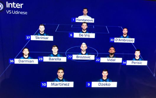 Udinese-Inter, la probabile di Inzaghi. D’Ambrosio e Vidal per sostituire Calhanoglu- immagine 2
