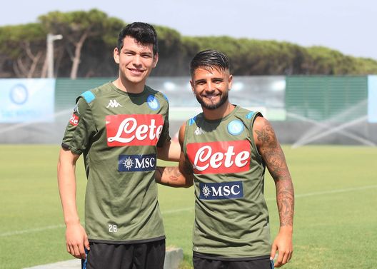 Hirving Lozano e Lorenzo Insigne (Photo by SSC NAPOLI via Getty Images) Hirving Lozano e Lorenzo Insigne (Photo by SSC NAPOLI via Getty Images)