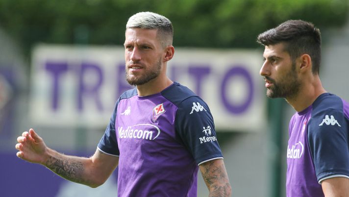 GERMOGLI PH: 19 LUGLIO 2021 MOENA TR RITIRO ESTIVO DELLA FIORENTINA CALCIO ALLENAMENTO POMERIGGIO  NELLA FOTO BIRAGHI 