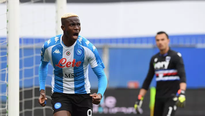 Vìctor Osimhen (Photo by SSC NAPOLI via Getty Images)