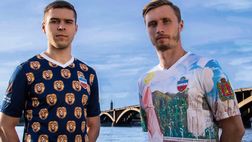 Russia, le maglie-cartolina dello Enisey con i luoghi simbolo della città