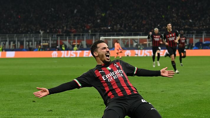 esultanza Bennacer AC Milan Milan-Napoli 1-0 Champions League 2022-2023