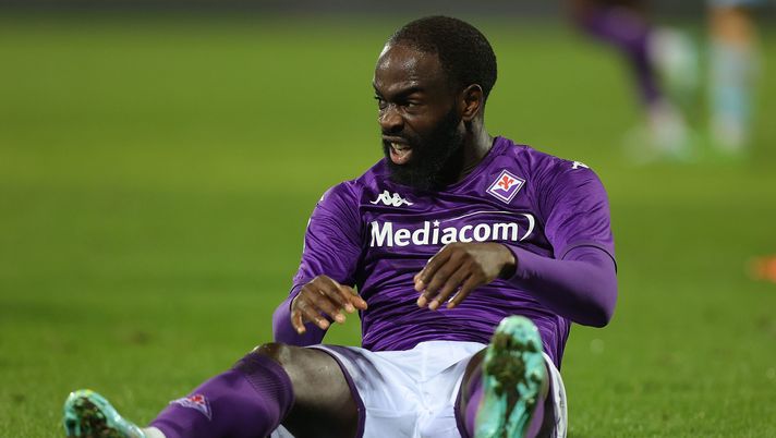 FLORENCE, ITALY - JANUARY 04: Jonathan Ikoné Nanitamo of ACF Fiorentina shows hid dejection during the Serie A match between ACF Fiorentina and AC Monza at Stadio Artemio Franchi on January 4, 2023 in Florence, Italy. (Photo by Gabriele Maltinti/Getty Images) ikonè
