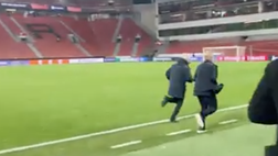 Atalanta, Gasperini e Percassi che corsa sulla fascia dopo il Bayer!