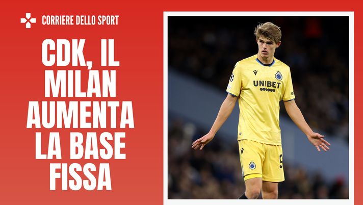 Charles De Ketelaere, calciatore che piace al Milan (getty images)