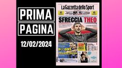 Prima pagina Gazzetta dello Sport: Milan, sfreccia Theo