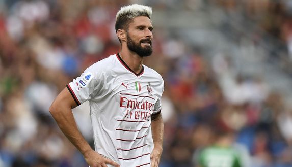 Olivier Giroud AC Milan Sassuolo-Milan 0-0 Serie A 2022-2023