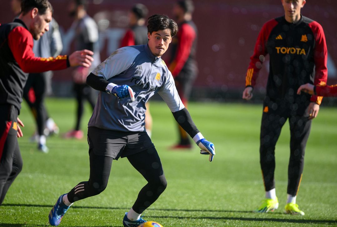 Roma, l’allenamento alla viglia del Milan. Non c’è Dybala – FOTOGALLERY - immagine 15