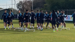 Allenamento pomeridiano per gli azzurri in vista del match contro il Genoa