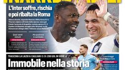 EDICOLA CDS – Inarrestabili: l’Inter soffre, rischia ma poi ribalta la Roma