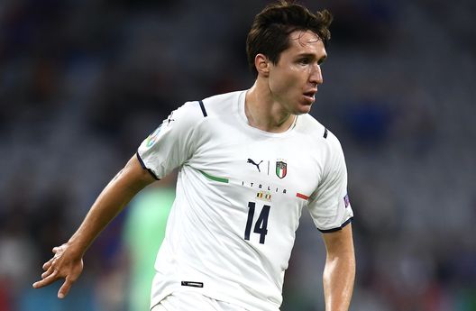  Federico Chiesa (attaccante Juventus) con l'Italia agli Europei 2021 | News (Getty Images) 