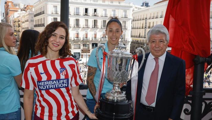 Madrid, finale derby in copa de la Reina: la presidente Ayuso “Virginia Torrecilla è un esempio” Madrid, finale derby in copa de la Reina: la presidente Ayuso “Virginia Torrecilla è un esempio” - immagine 1