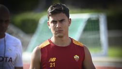 Roma-Atalanta, infortunio al flessore sinistro per Dybala durante il riscaldamento