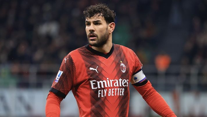 Theo Hernández AC Milan Milan-Atalanta 1-1 Serie A 2023-2024