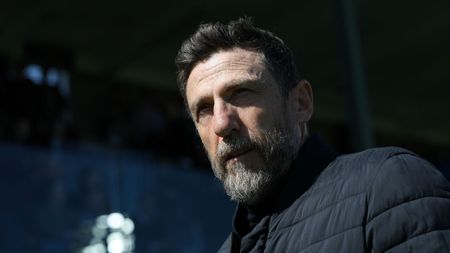 VENICE, ITALY - MARCH 16: Venezia manager Eusebio Di Francesco before kick off at the Serie A match between Venezia and Napoli at Stadio Pier Luigi Penzo on March 16, 2025 in Venice, Italy. (Photo by Timothy Rogers/Getty Images) venezia-napoli-eusebio-di-francesco-dichiarazioni-post-partita-dazn-tv