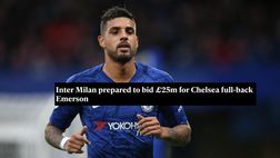 Dall’Inghilterra – L’Inter accelera per l’esterno: pronti 30 milioni per Emerson Palmieri