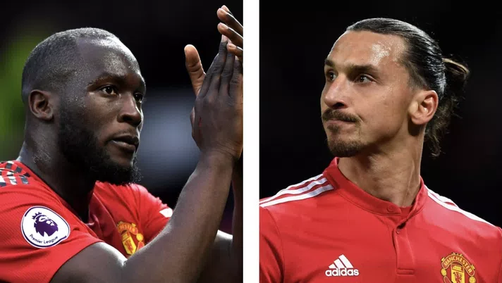 Romelu Lukaku e Zlatan Ibrahimovic, compagni di squadra nel Manchester United nel 2017 (Getty Images)