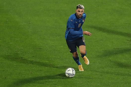 FLORENCE, ITALY - NOVEMBER 11: Vincenzo Grifo of Italy in action during the international friendly match between Italy and Estonia at Stadio Artemio Franchi on November 11, 2020 in Florence, Italy. (Photo by Gabriele Maltinti/Getty Images) Juventus