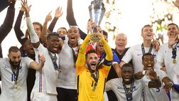 Nations League, Spagna-Francia 1-2: Benzema-Mbappé e Deschamps alza la coppa