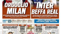 Prima Pagina, Tuttosport: “La svolta Juve. Orgoglio Milan. Inter, beffa Real”