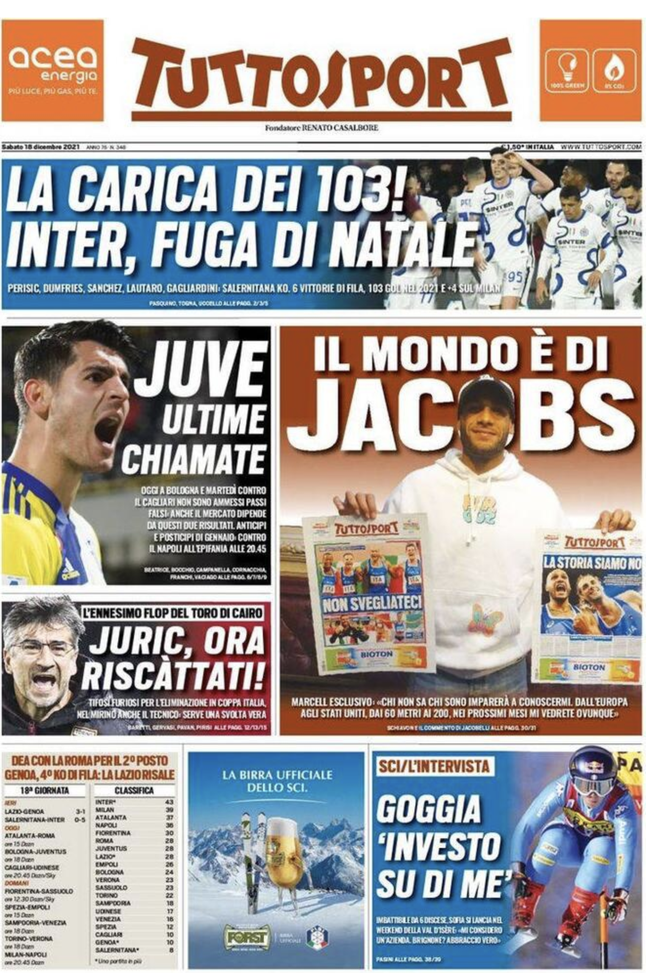 prima pagina