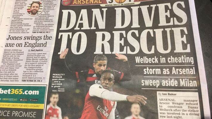 L'apertura del Daily Express 