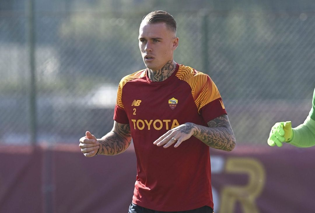 Trigoria, ripresa in vista della Samp: in campo Zaniolo e Karsdorp – FOTO GALLERY - immagine 29