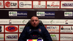 Potenza, Volini: “Clamoroso rigore su Ricci non dato, questo non ci aiuta. Pareggio? Risultato giusto”