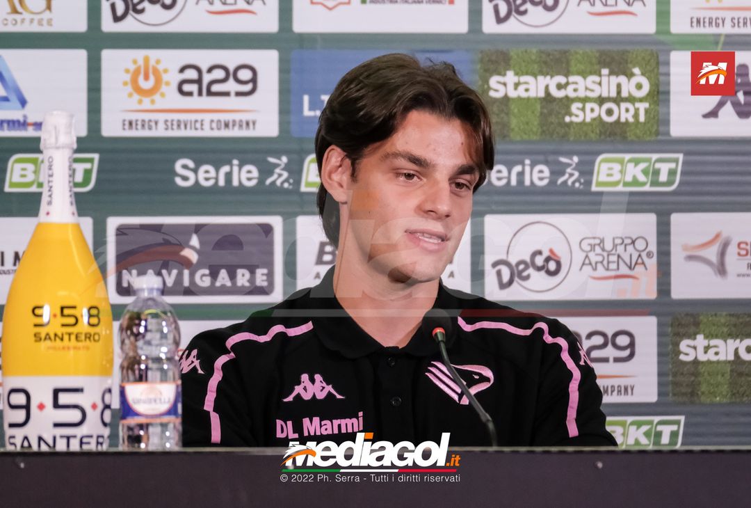 FOTO PALERMO, La conferenza stampa di presentazione di Edoardo Pierozzi (Gallery) - immagine 5