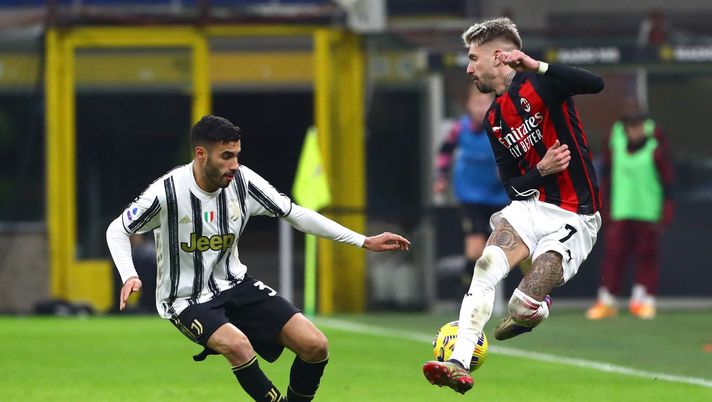 Samu Castillejo e Gianluca Frabotta durante Milan-Juventus (Getty Images) Samu Castillejo e Gianluca Frabotta durante Milan-Juventus (Getty Images)