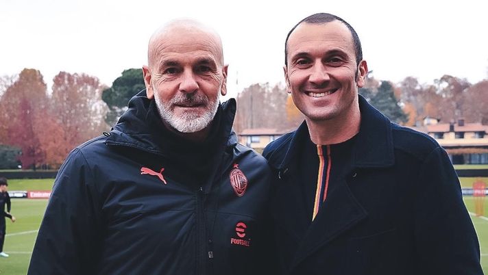 Pioli Basso AC Milan Milanello social