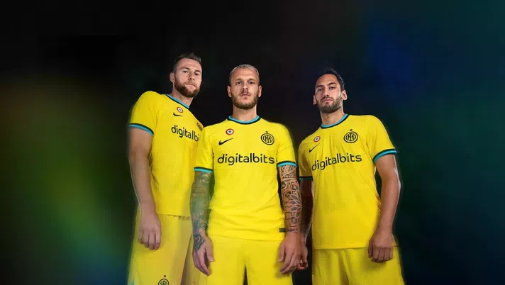 Maglia gialla inter top