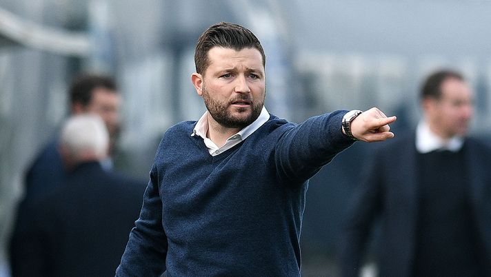EMPOLI, ITALY - MARCH 02: Federico Coppitelli manager of Torino U19 during the Serie A match between Empoli U19 and Torino FC U19 at  on March 2, 2019 in Empoli, Italy.  (Photo by Gabriele Maltinti/Getty Images) 