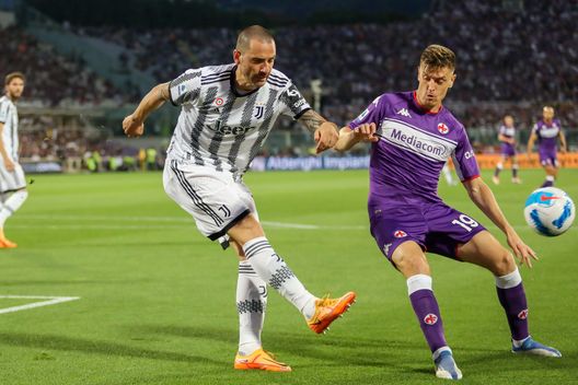 GERMOGLI PH: 21 MAGGIO 2022 FIRENZE STADIO ARTEMIO FRANCHI SERIE A FIORENTINA VS JUVENTUS NELLA FOTO Piatek vs Bonucci