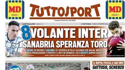 Prima Pagina, Tuttosport: “Zitti tutti, tripletta al Cagliari eRonaldo supera Pelè. 8 volante Inter”
