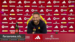 VIDEO – De Rossi su De Zerbi: “Le nostre figlie sono amiche. Guardano le partite insieme”