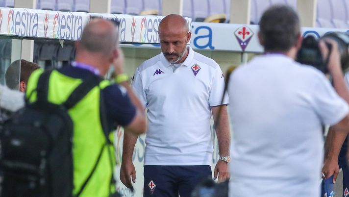 GERMOGLI PH: 7 AGOSTO 2021 FIRENZE STADIO ARTEMIO FRANCHI PARTITA AMICHEVOLE FIORENTINA VS ESPANYOL NELLA FOTO MISTER VINCENZO ITALIANO 