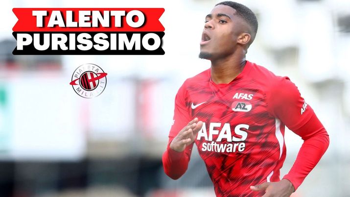 Myron Boadu (attaccante AZ Alkmaar), obiettivo di calciomercato del Milan | AC Milan News (Getty Images) 