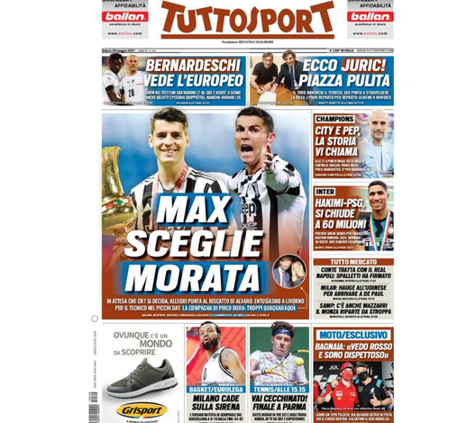 Le prime pagine dei giornali Le prime pagine dei giornali
