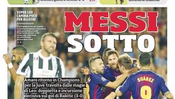EDICOLA CDS – Messi sotto! Amaro ritorno in Champions per la Juventus