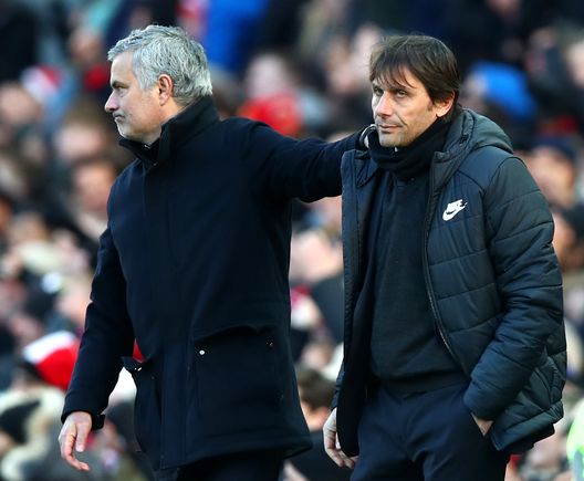 Conte Mourinho (getty images) Conte Mourinho