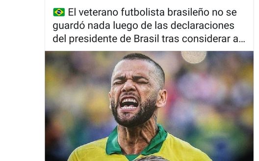 Dani Alves non si tiene nulla... 