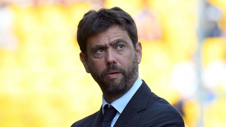 PARMA, ITALY - AUGUST 24: Juventus President Andrea Agnelli looks on during the Serie A match between Parma Calcio and Juventus at Stadio Ennio Tardini on August 24, 2019 in Parma, Italy. (Photo by Alessandro Sabattini/Getty Images)