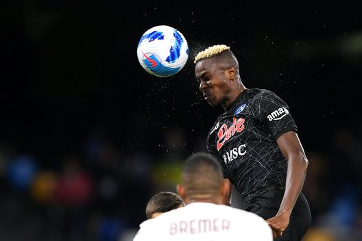 Victor Osimhen (Photo by Francesco Pecoraro/Getty Images) osimhen napoli