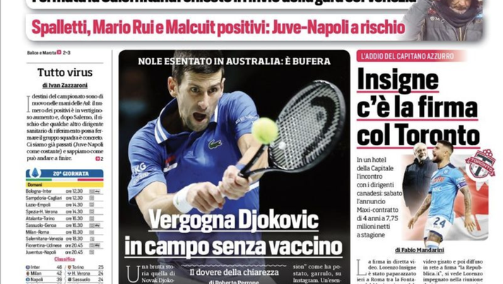 Prima Pagina, Corriere dello Sport: “Serie Asl ci risiamo. Roma preso Maitland-Niles” prima pagina