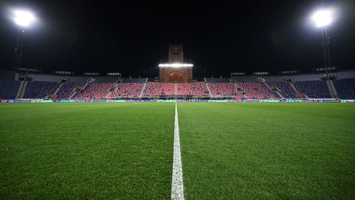 BOLOGNA, ITALY - MARCH 11: A general view of the inside of the stadium prior to the Serie A match between Bologna FC and SS Lazio at Stadio Renato Dall'Ara on March 11, 2023 in Bologna, Italy. (Photo by Alessandro Sabattini/Getty Images) Lavori anche al “Dall’Ara”: il Bologna prepara uno stadio satellite - immagine 1