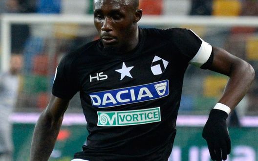 UDINE, ITALY - DECEMBER 05:  Seko Mohamed Fofana of Udinese Calcio in action during the Serie A match between Udinese Calcio and Bologna FC at Stadio Friuli on December 5, 2016 in Udine, Italy.  (Photo by Dino Panato/Getty Images) 