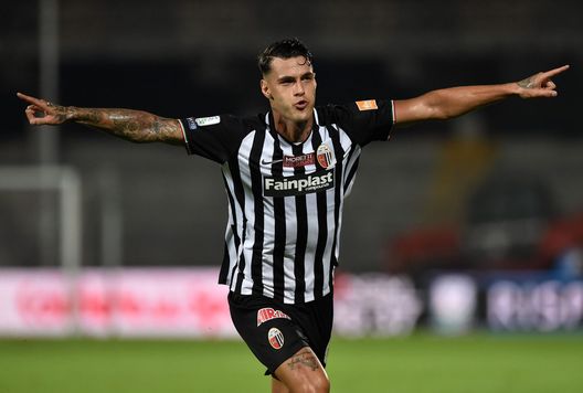  Gianluca Scamacca, attaccante dell'Ascoli (credits: GETTY Images) 